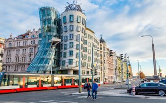 Dancing House in Prague, Czech Republic